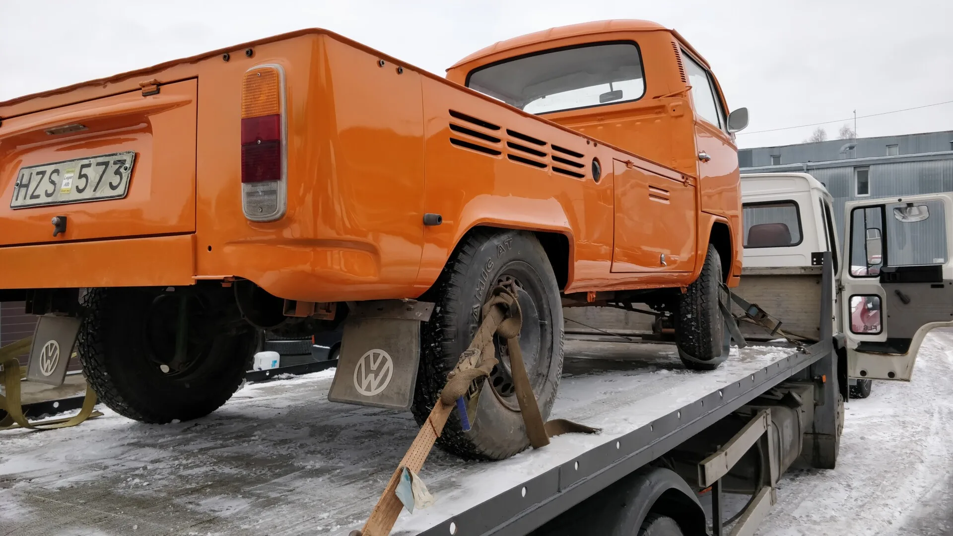 Oranž VW pärast taastamist